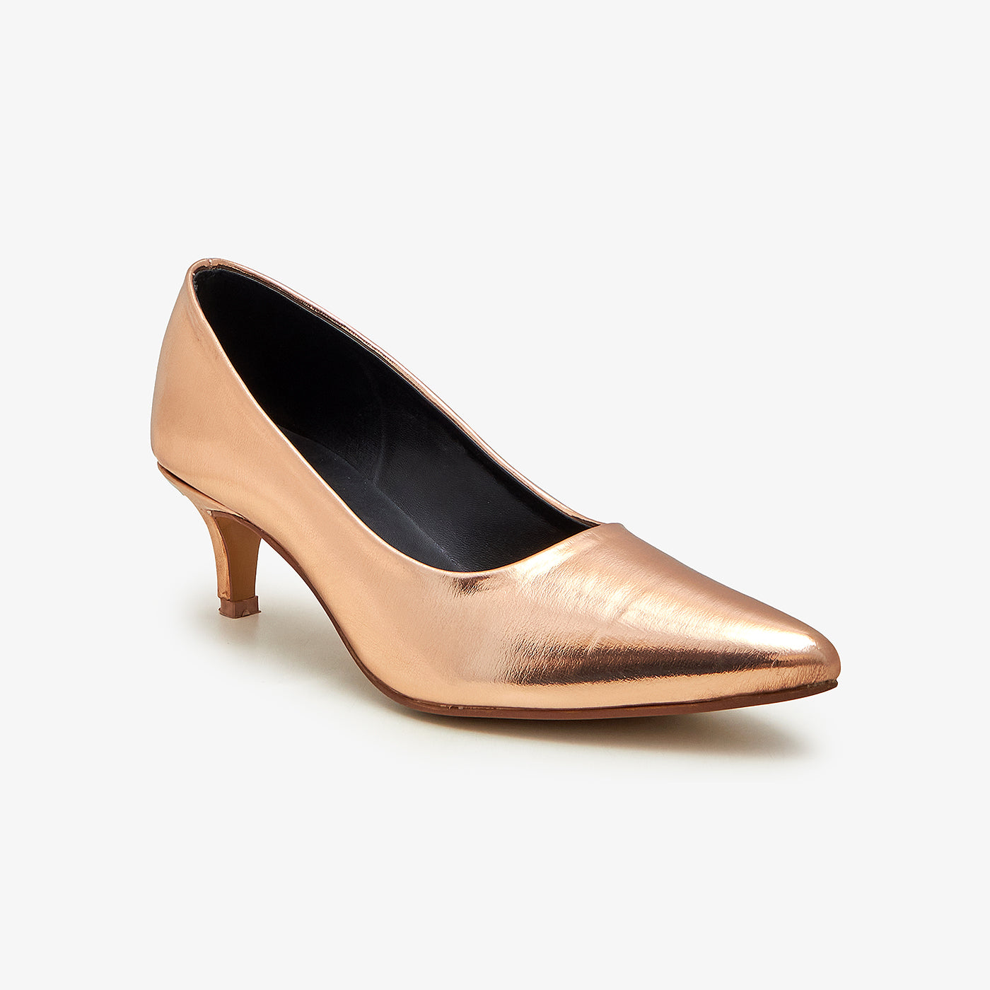 Gold pointed 2024 open toe heels