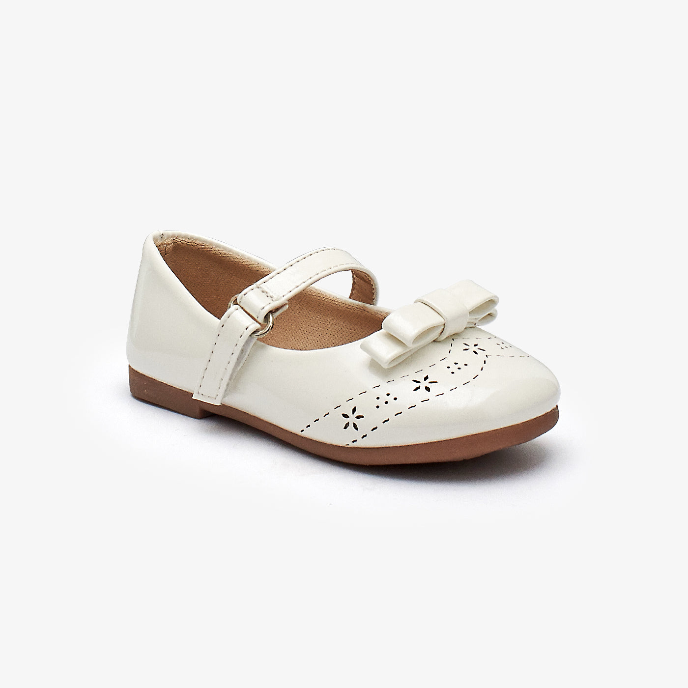 Infant hot sale white pumps