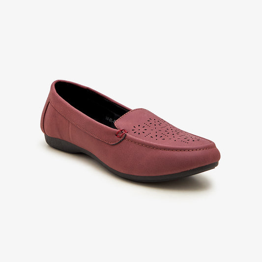 Women's Laser-Cut Moccasins