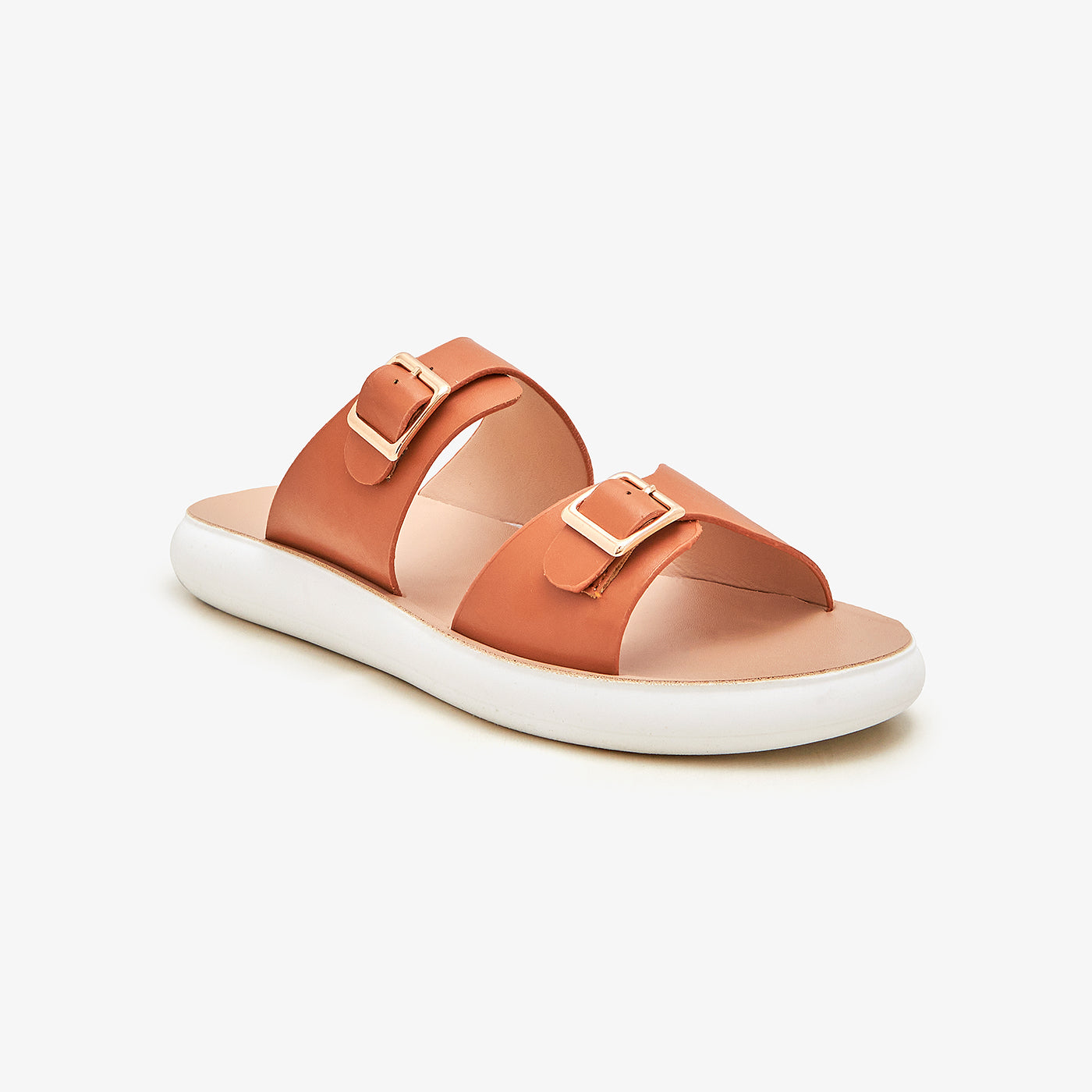 Women's Buckled Slides