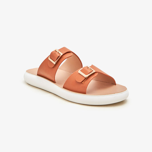 Women's Buckled Slides