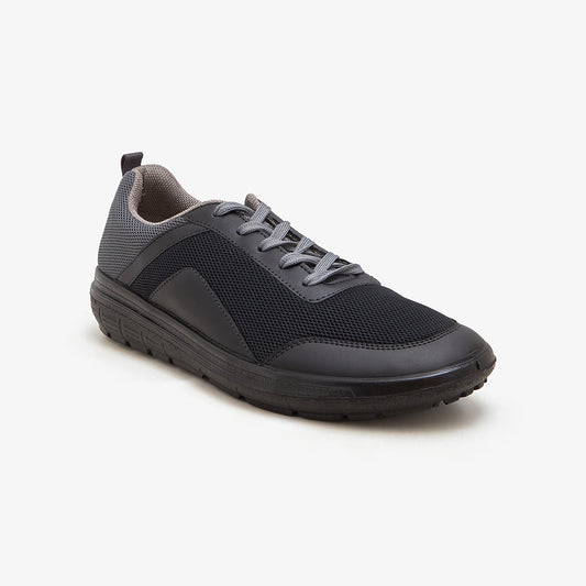 Men's Lace-up Mesh Trainers