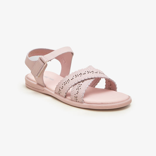 Girls' Cut-Out Sandals