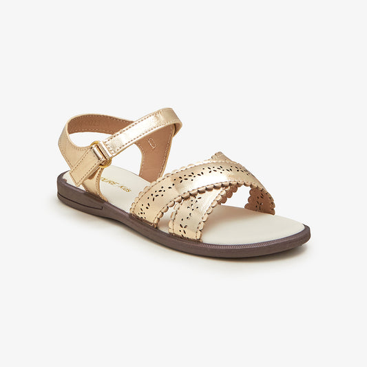 Girls' Cut-Out Sandals