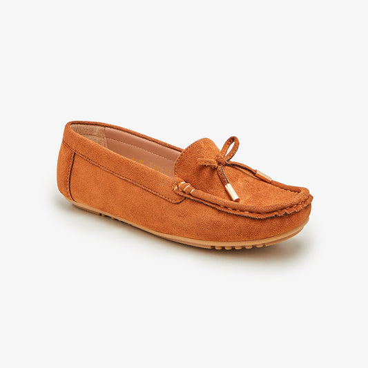 Women's Moccs with Bow Detail