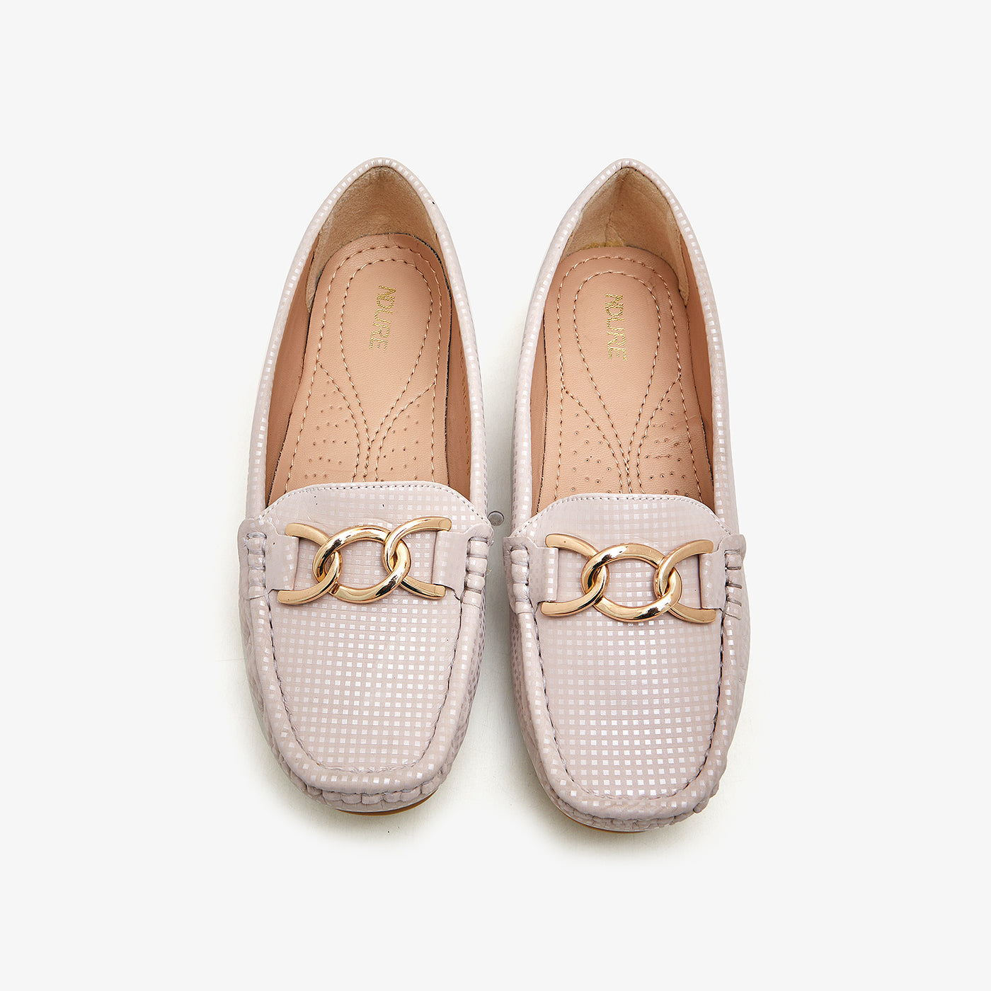 Women's Chain Trim Slip-Ons