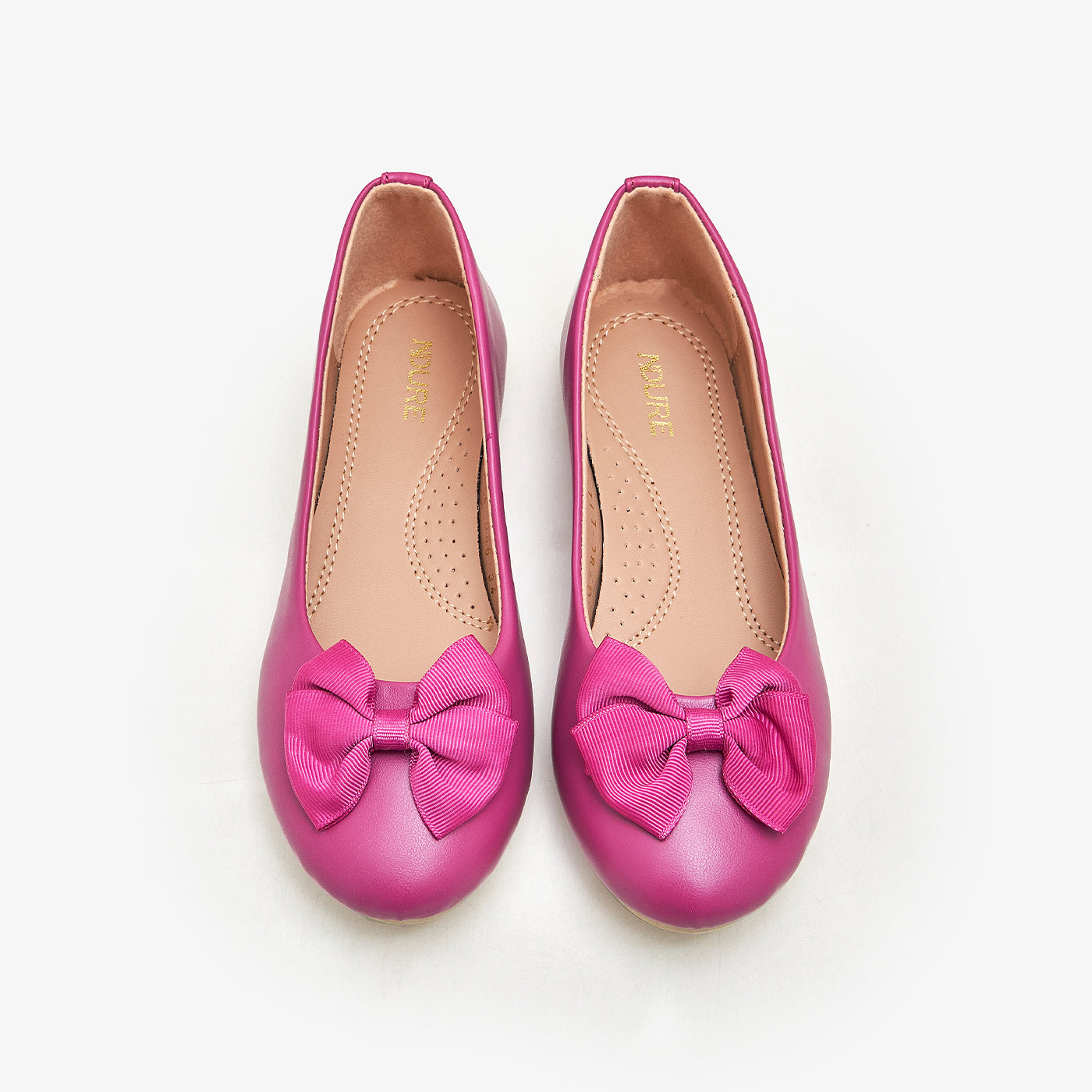 Ladies pink ballet pumps best sale