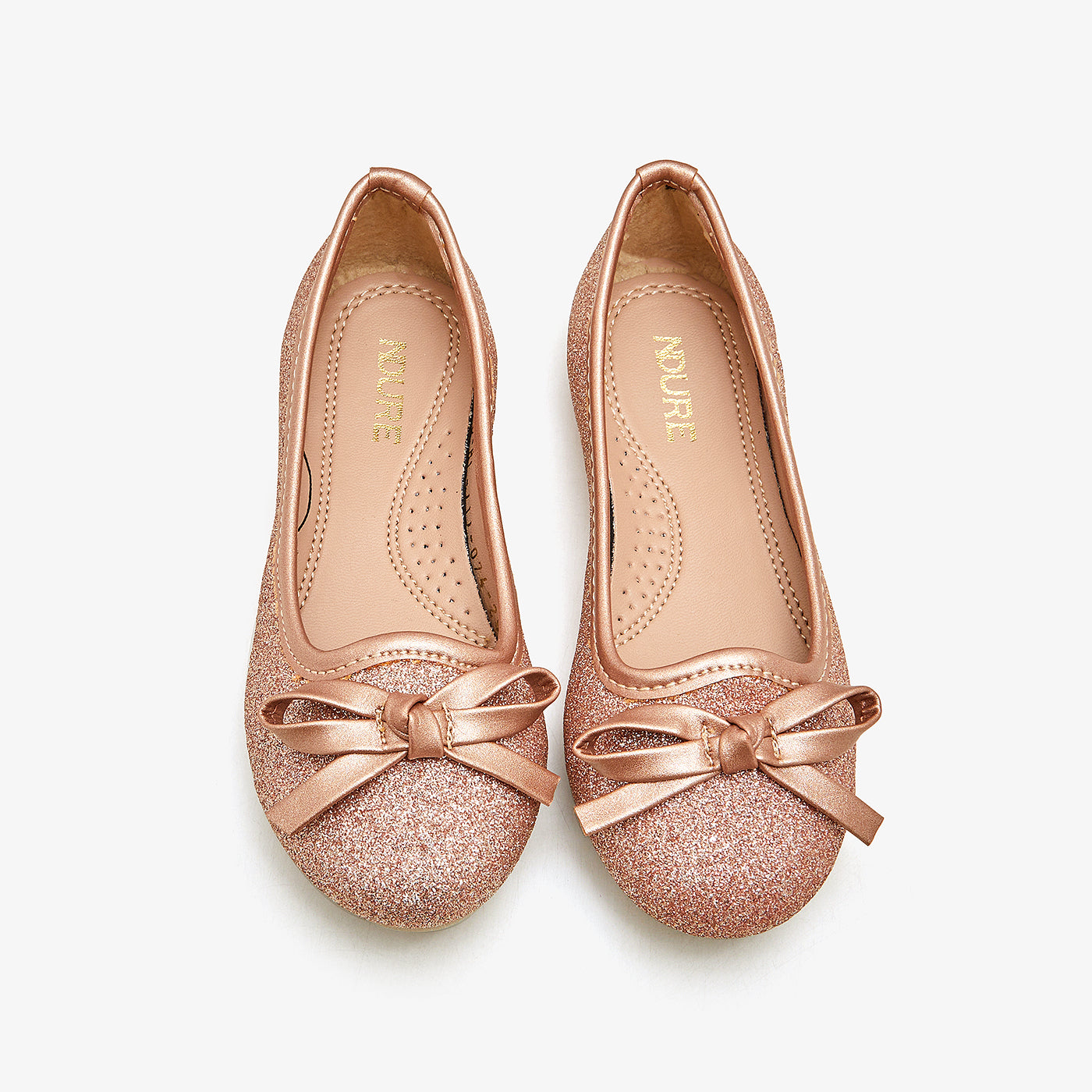 Girls gold hot sale ballet slippers