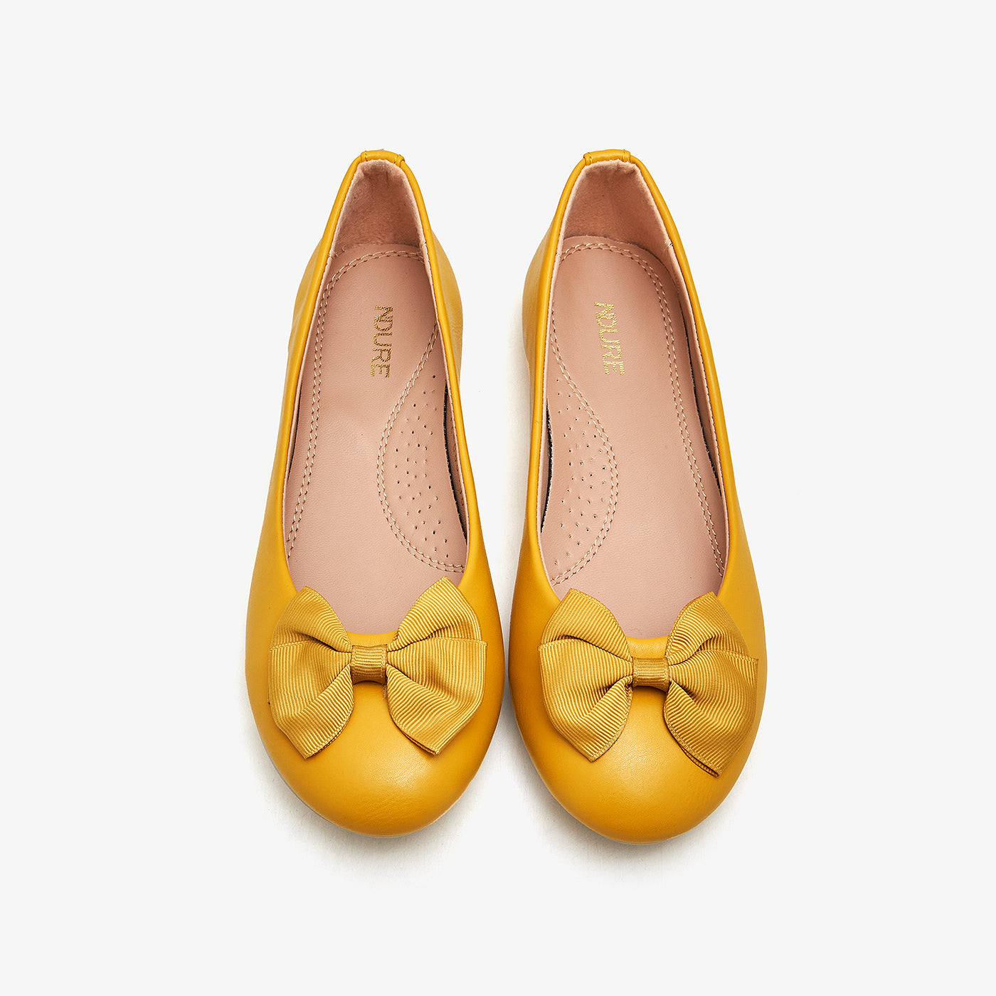 Mustard ballet pumps sale