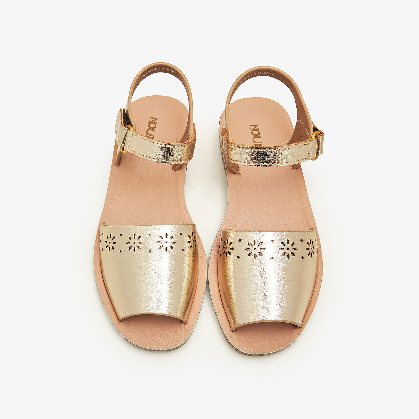 Girls' Metallic Sandals