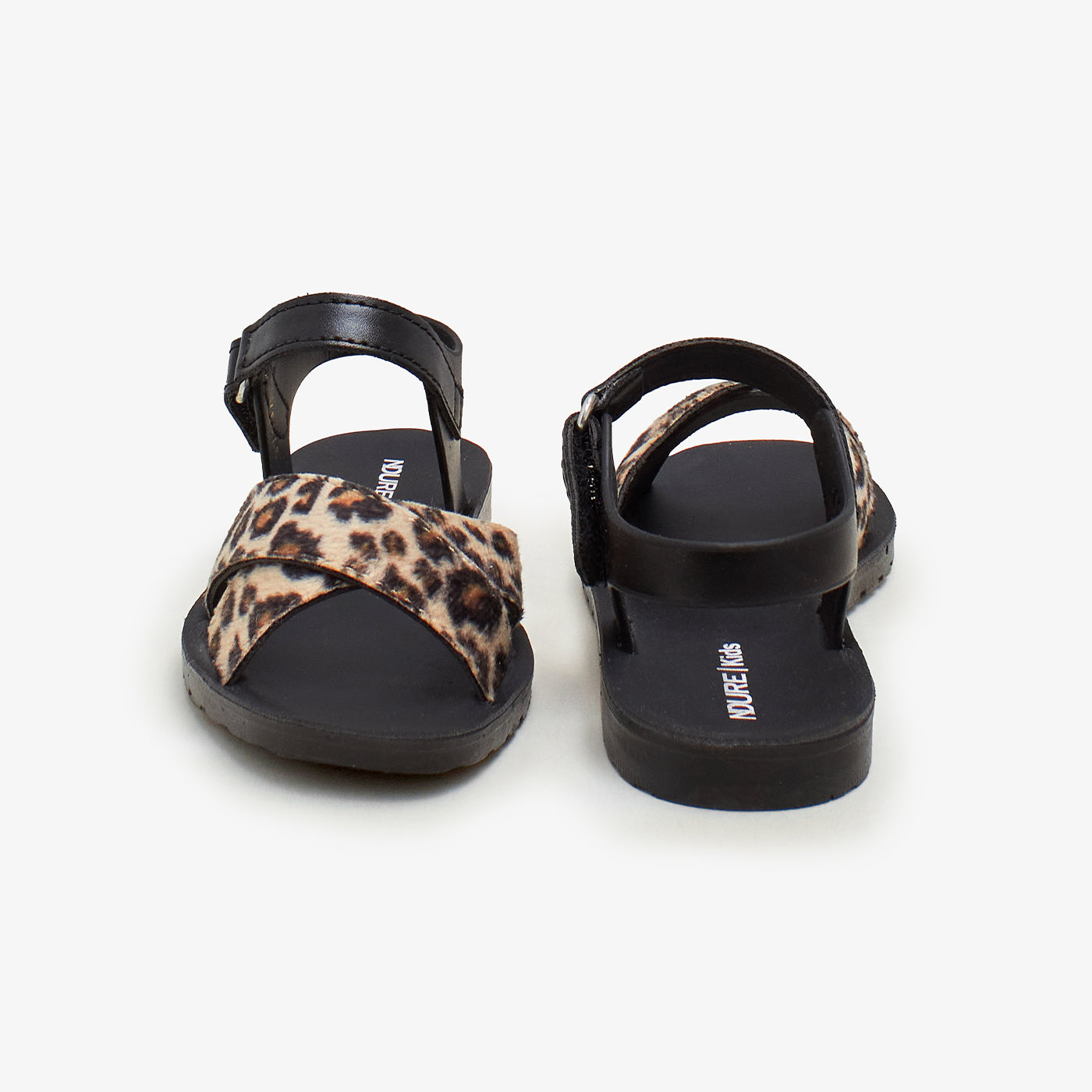 Girls' Leopard Sandals