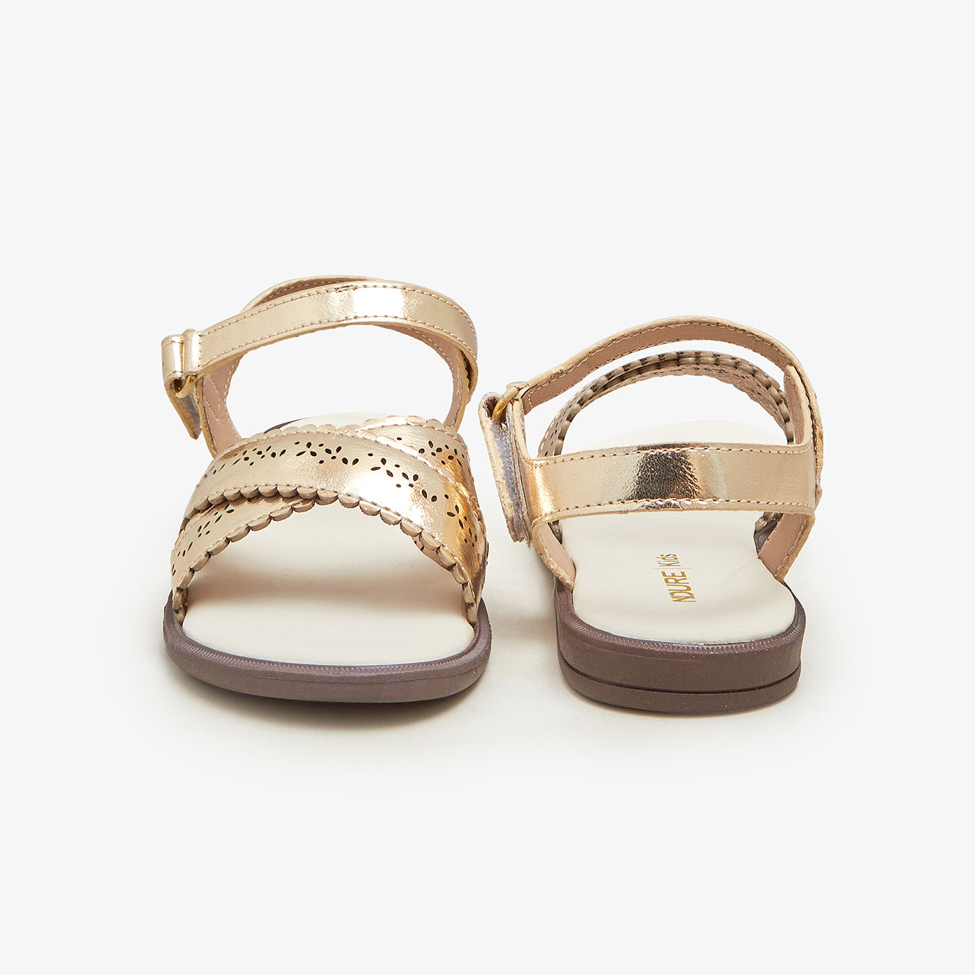 Girls' Cut-Out Sandals