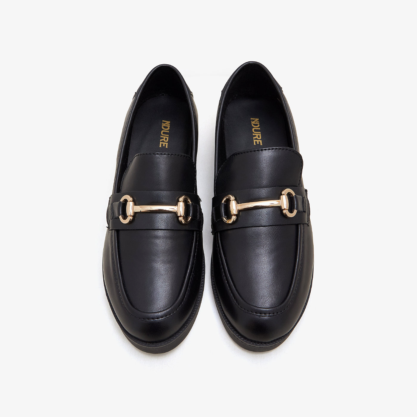 Women's Metallic Trim Loafers