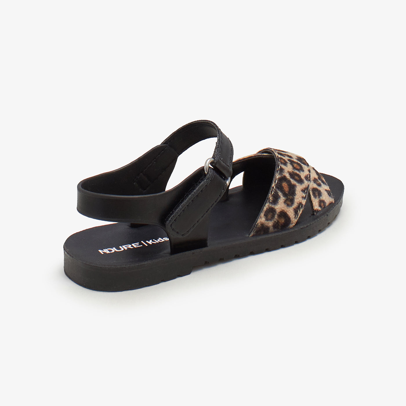 Girls' Leopard Sandals