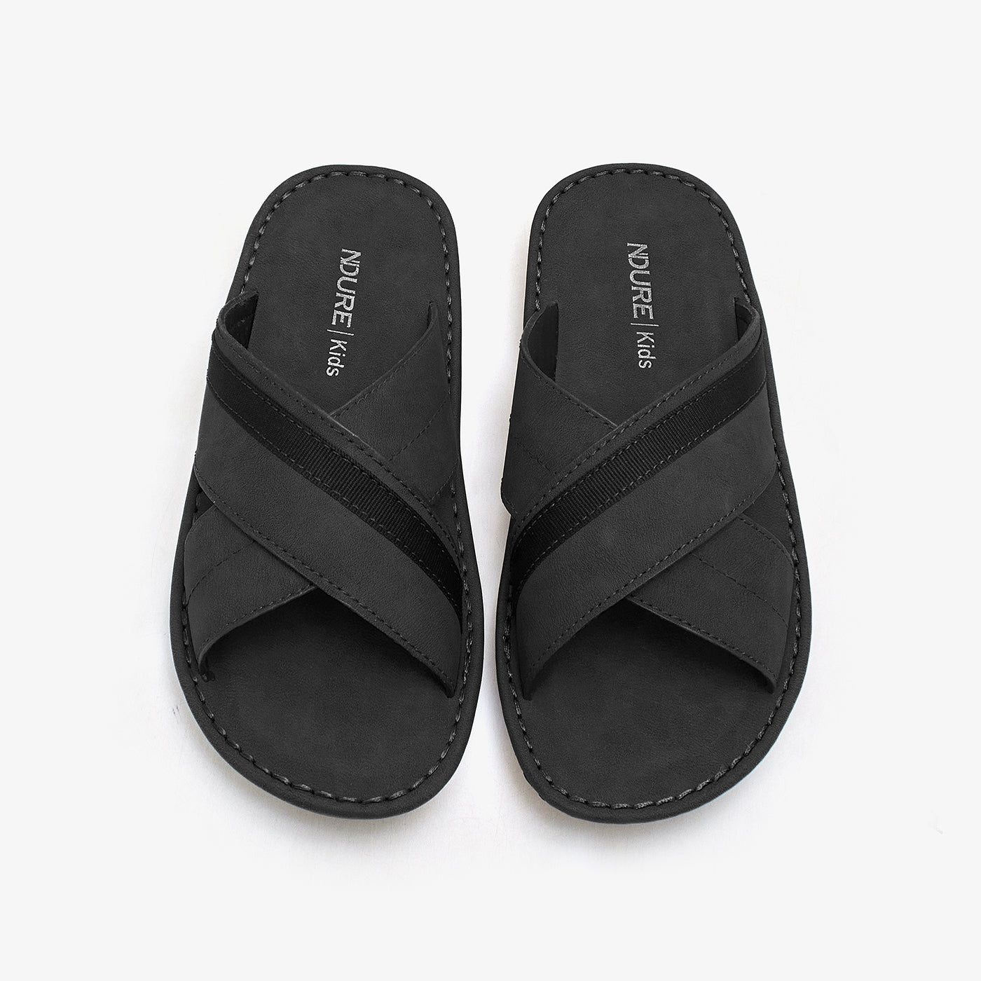 Boys' Cross Band Slippers