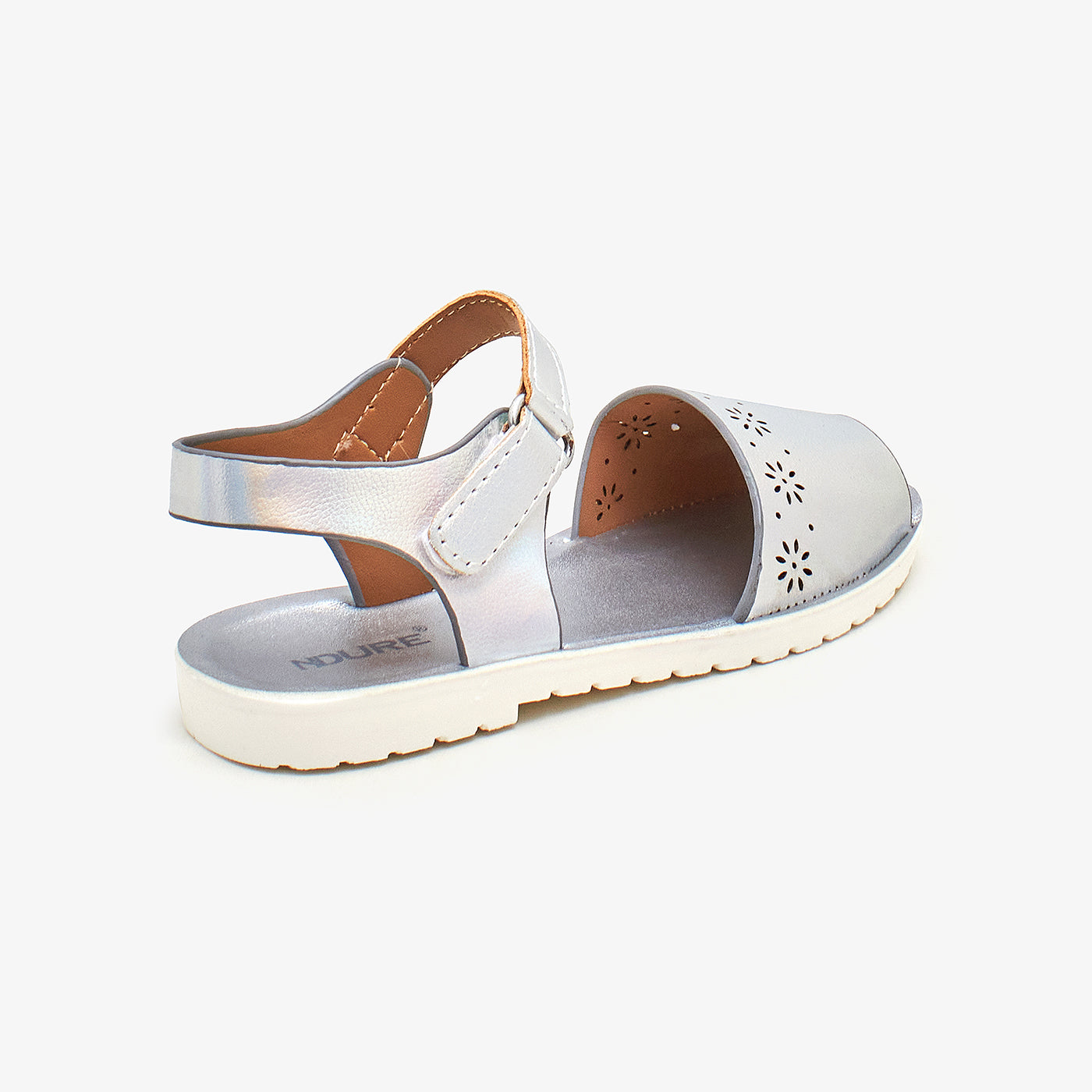 Girls' Metallic Sandals