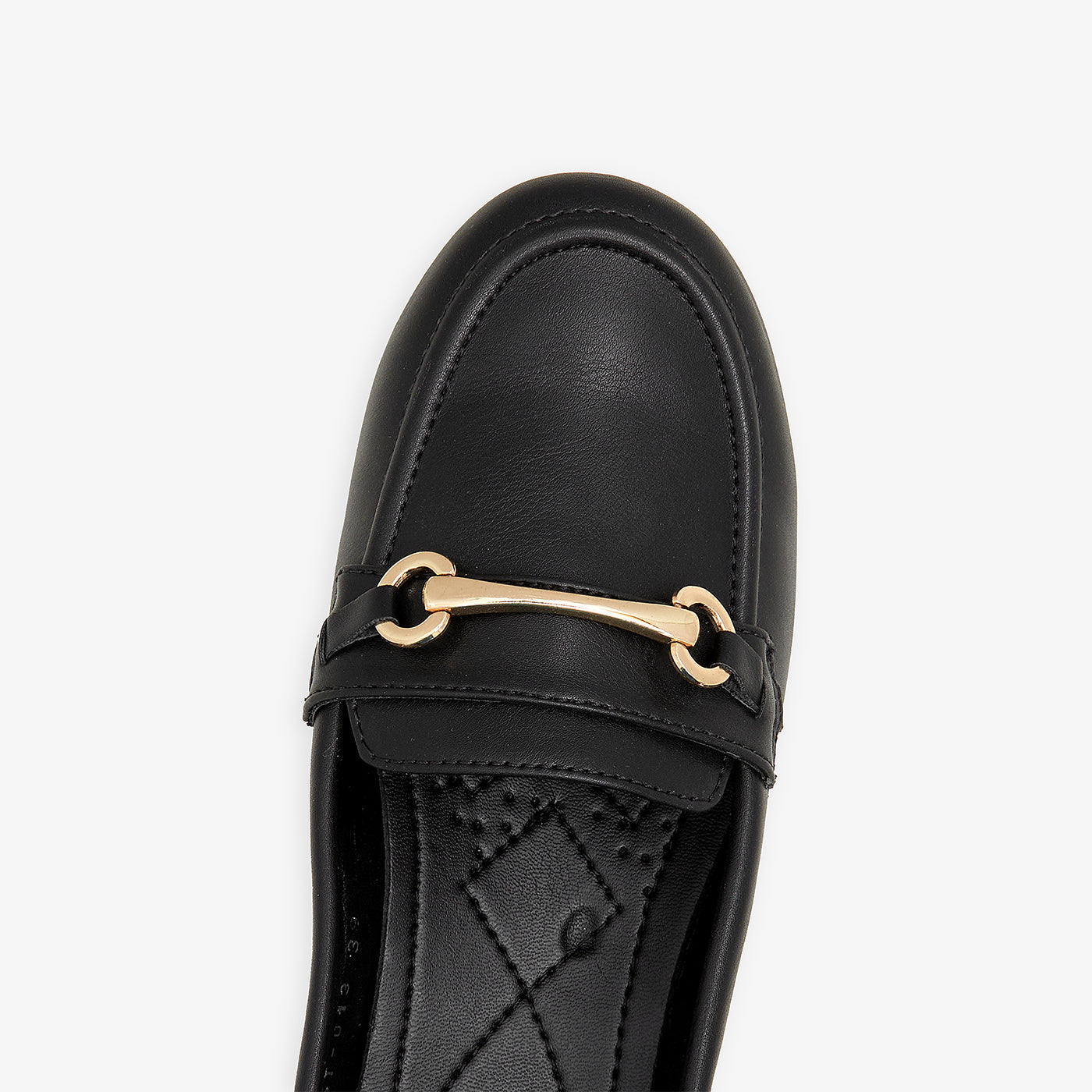 Women's Metal Bar Loafers