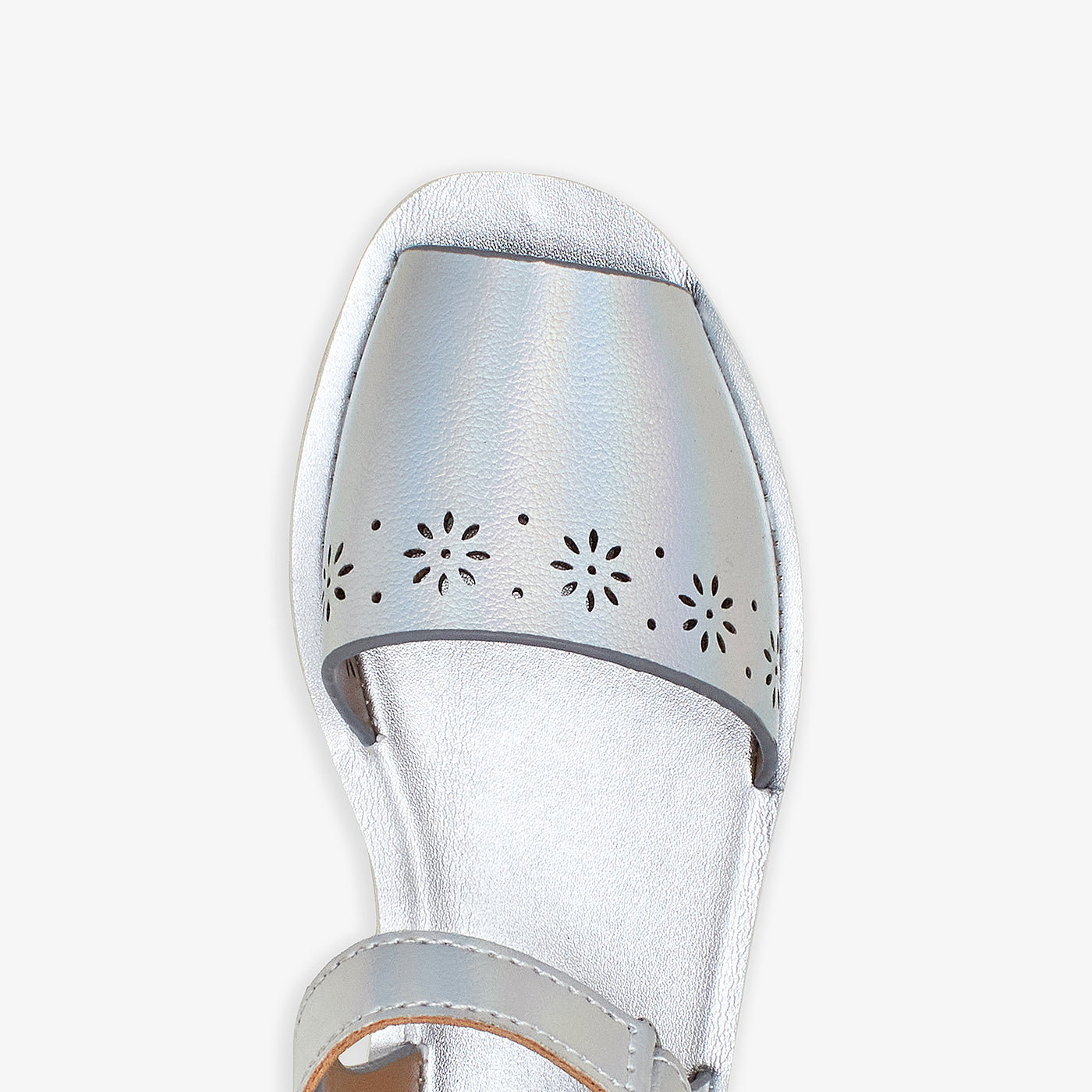 Girls' Metallic Sandals