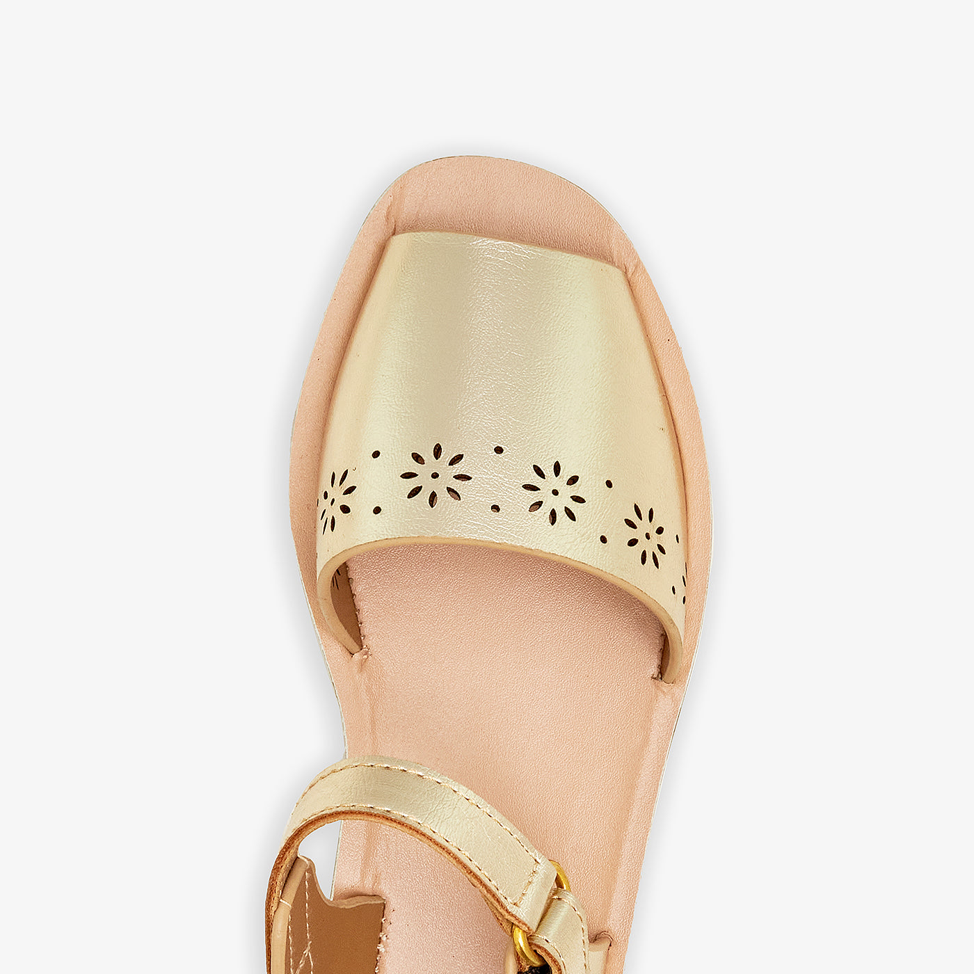 Girls' Metallic Sandals