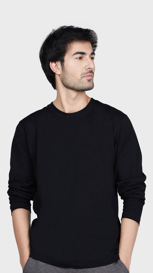 Men's Basic Crew Full Sleeves T-Shirt