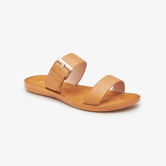 Women's Buckled Slides