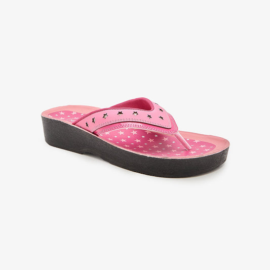 Comfy Girls Cross-Strap Slides