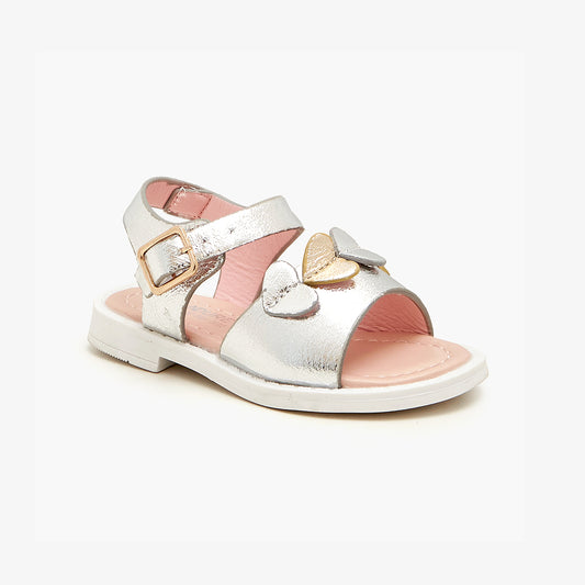 Girls Metallic Sandals