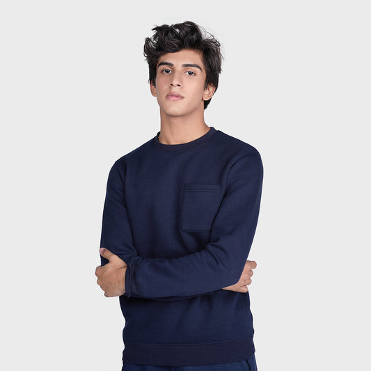 Fleece Sweatshirt with Pocket