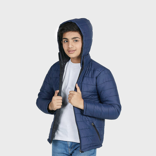 Hooded Puffer Jacket for Boys