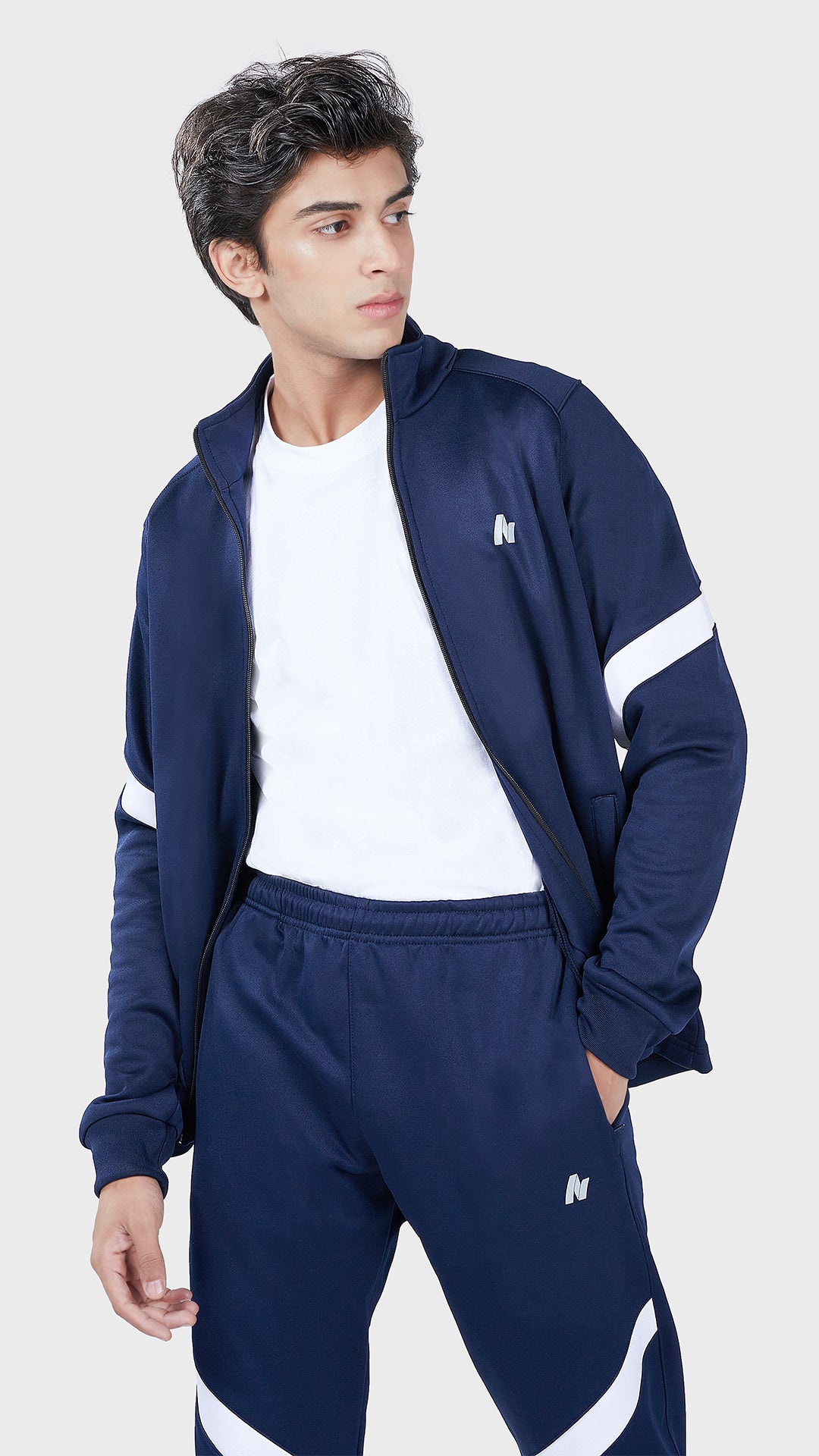 Mens navy blue store tracksuit