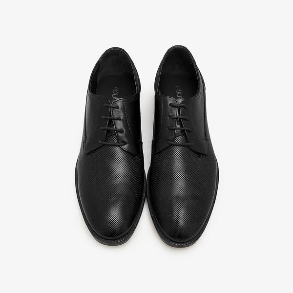 Buy BLACK Men's Leather Derby Shoes – Ndure.com