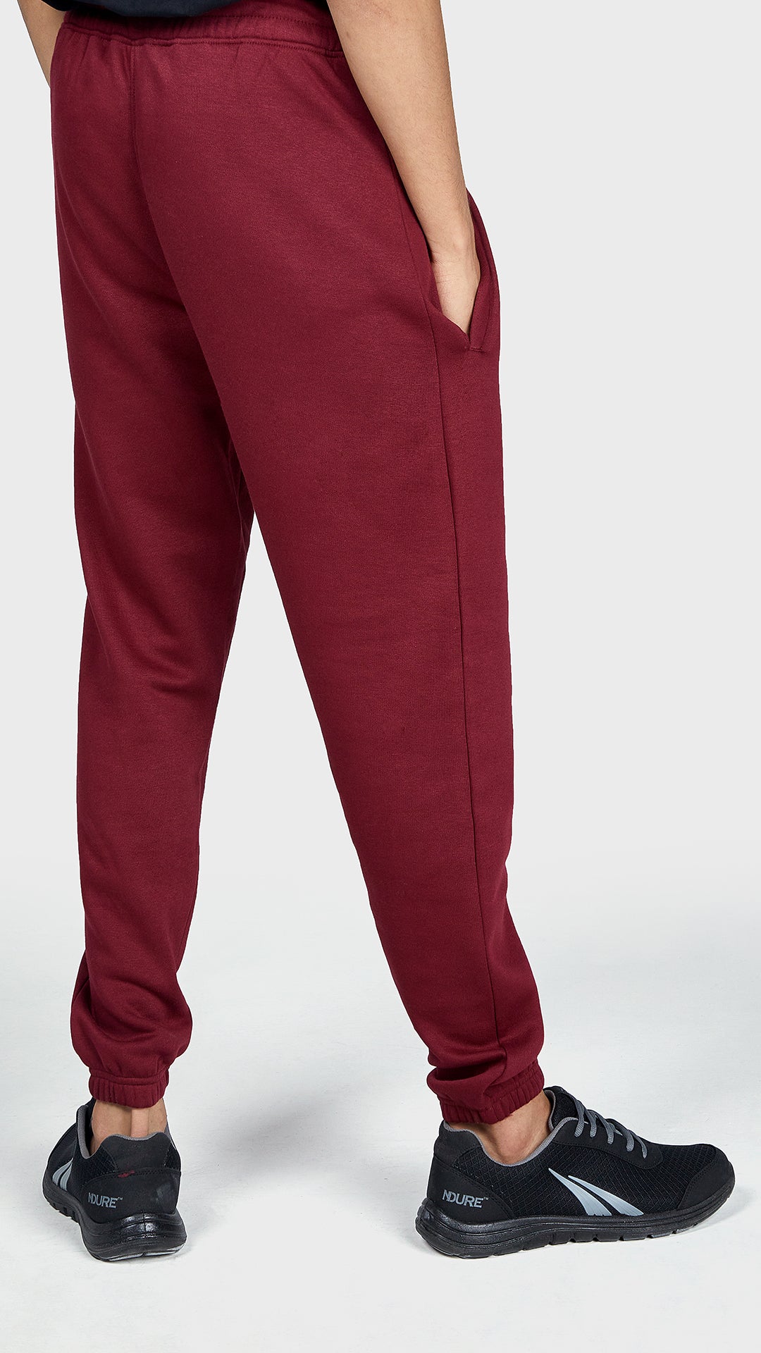 Buy MAROON Men Cotton Straight Trousers – Ndure.com
