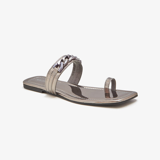 Women's Metallic Toe Ring