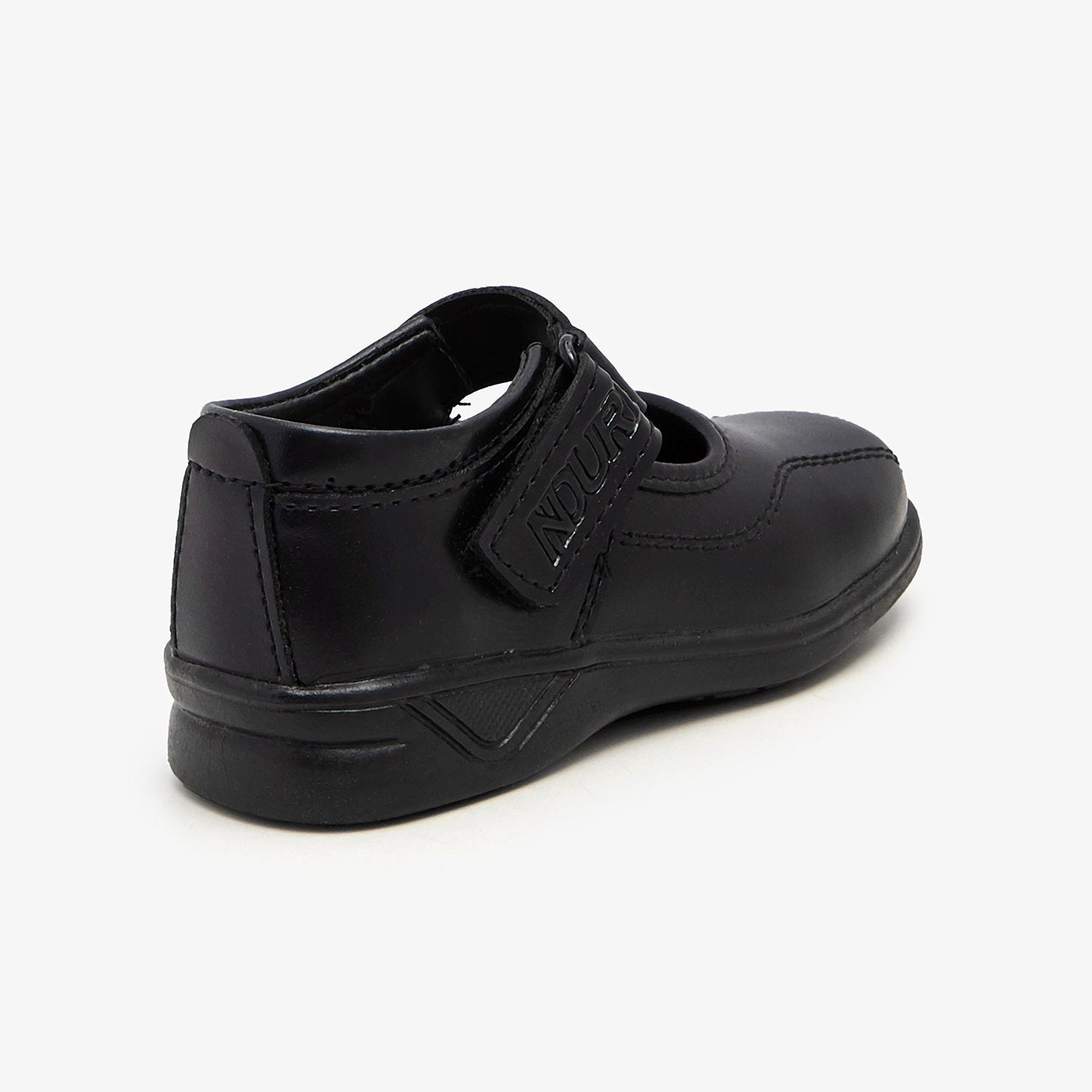 Trendy black cheap school shoes