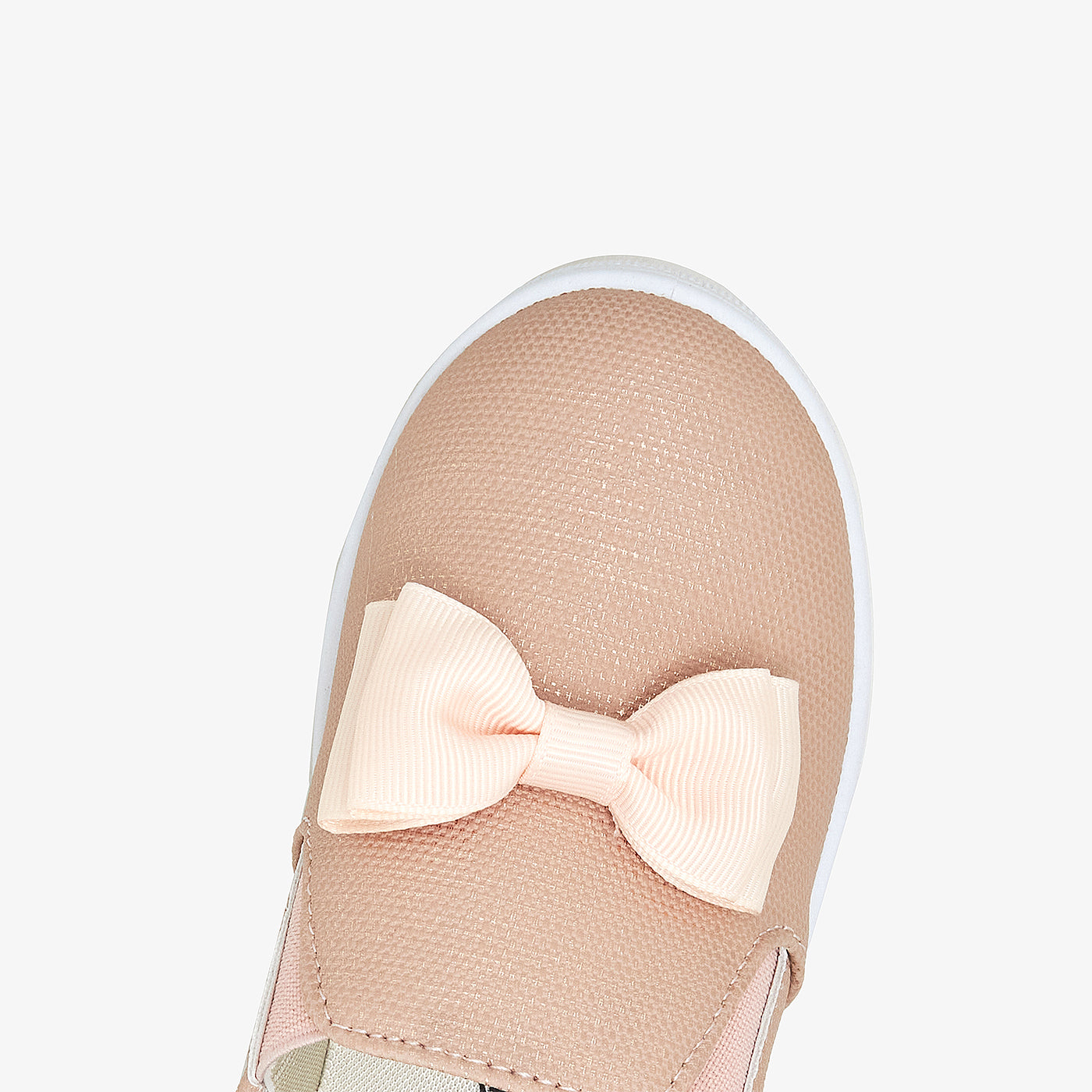 Girls Bow Slip On Shoes