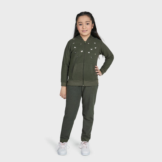 Girls' Fleece Tracksuit