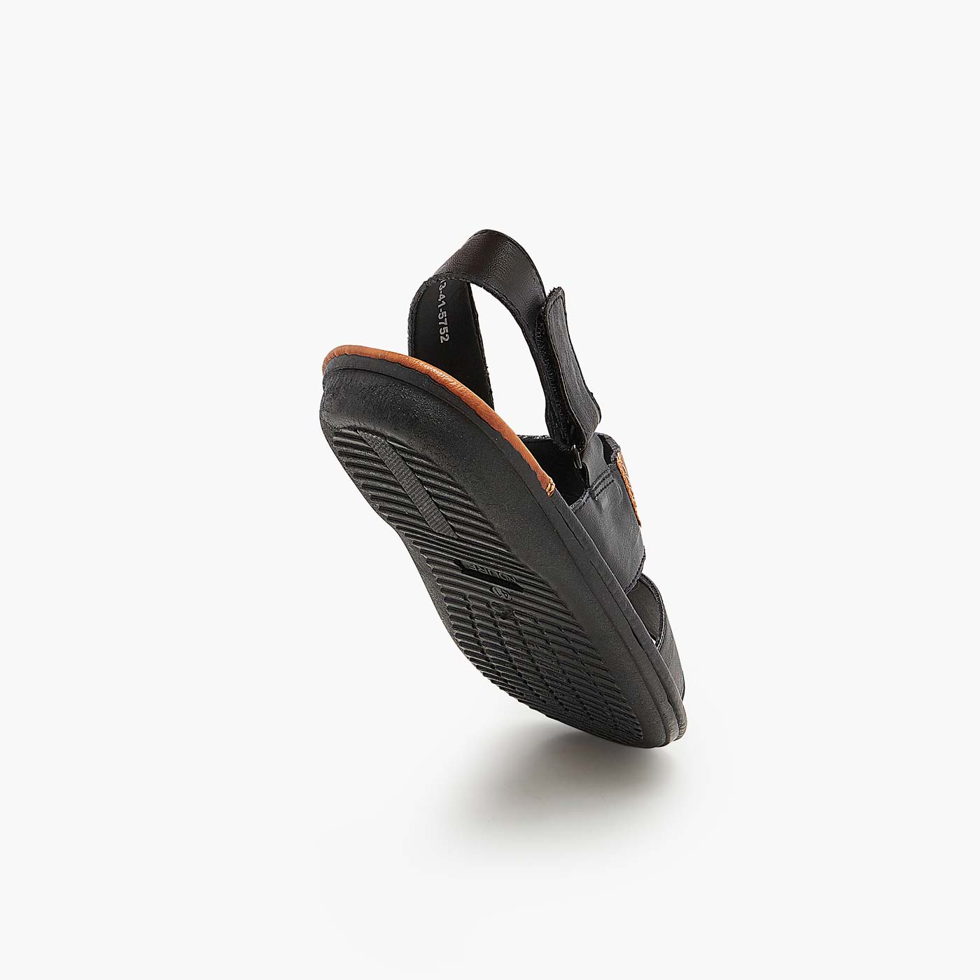 Black smart sandals online